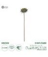 GloboStar® Artificial Garden GREEN SUNFLOWER BRANCH 21378 Τεχνητό Διακοσμητικό Κλαδί Ηλιοτρόπιο Πράσινο Y60cm